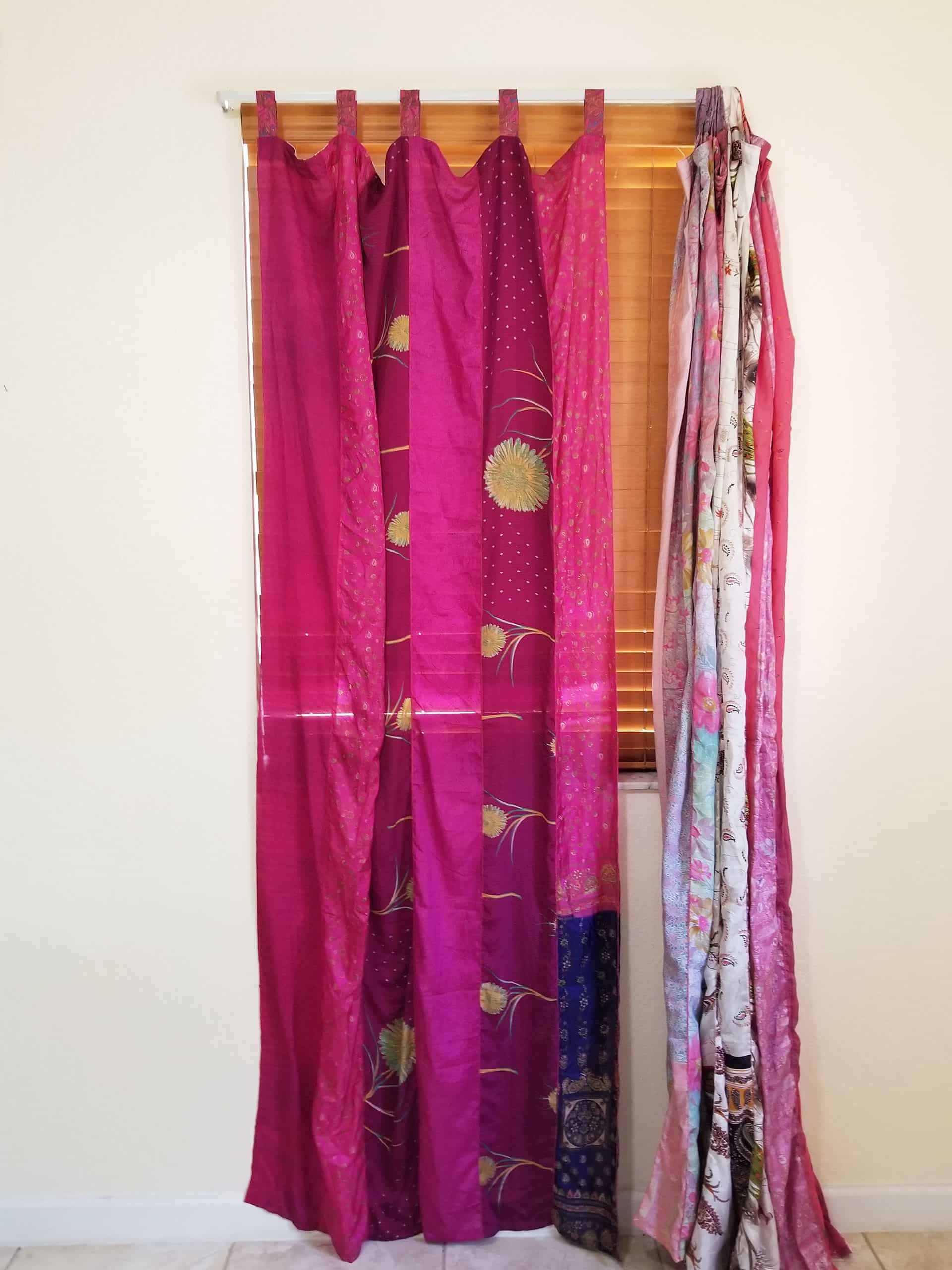 Indian Vintage Silk Curtains