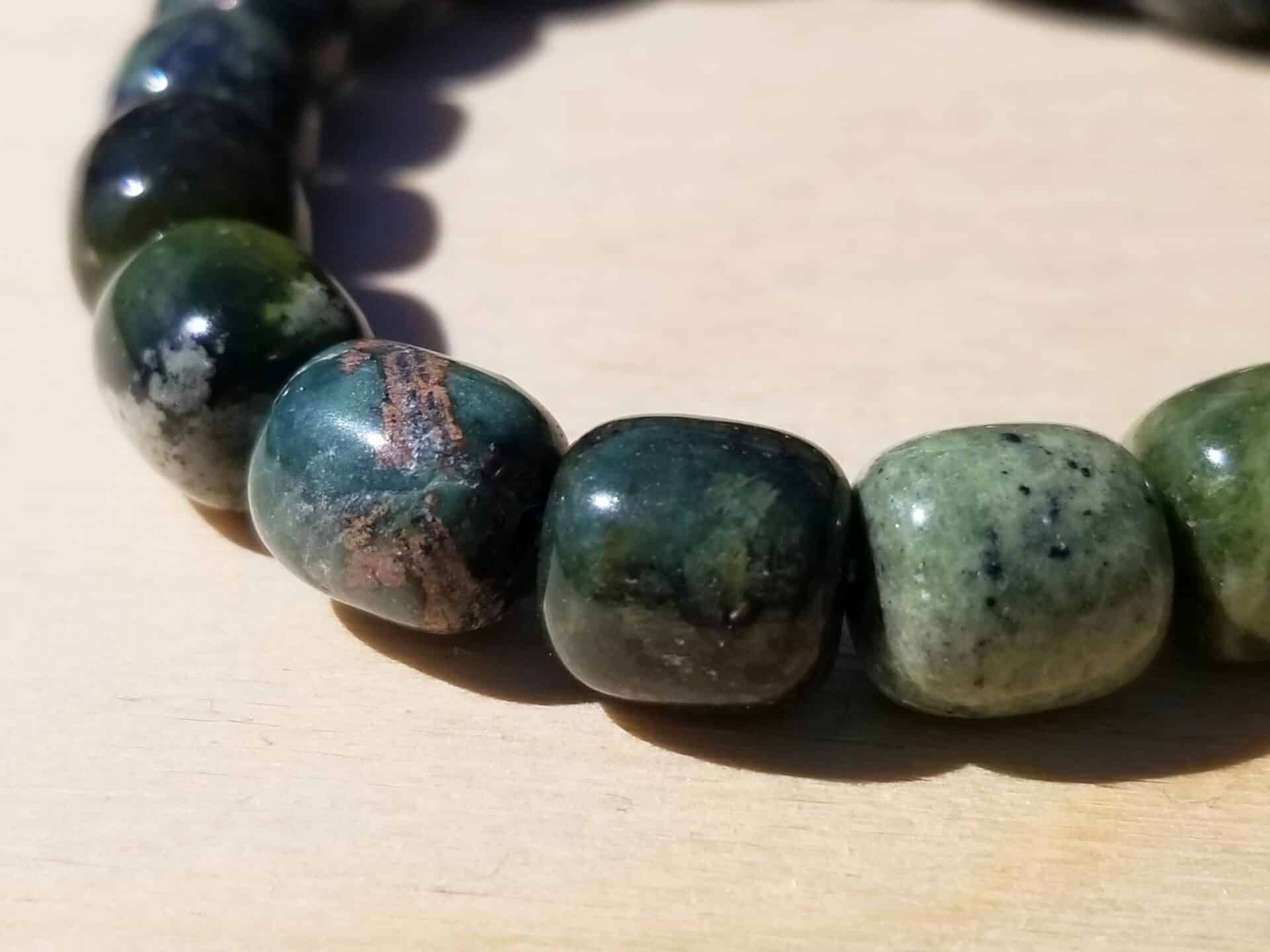 Green Opal Bead Bracelet