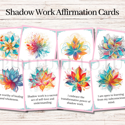 Shadow Work Affirmation Cards